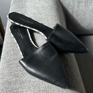 Narciso Rodriguez - black leather mules size 40